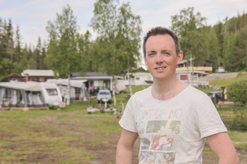 Atle Hålien er ny eigar og drivar ved Hålimo camping før sommaren 2020. Foto: Åshild Samseth