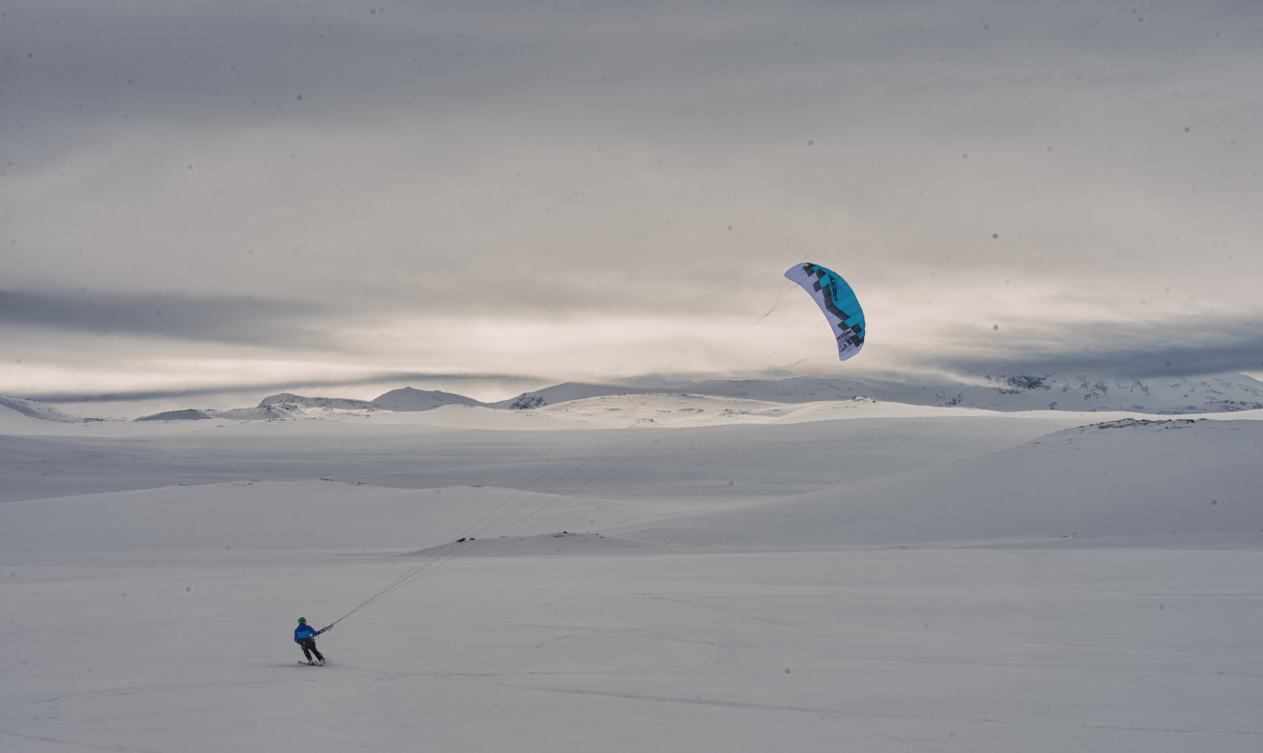 Tyin–Filefjell-området er eit ekte eldorado for kiting. Foto: Ida Ask.