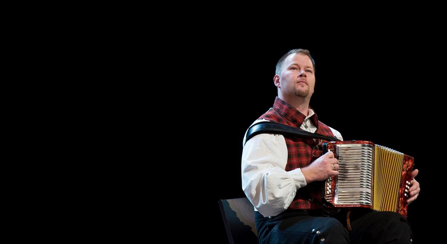 Tørstad & co er klare for dansefest i Høre 20. januar. Her er Tom Kjetil på scena i «Den Norske opera og ballet». Foto: Ingvil Skeie Ljones/Folkorg