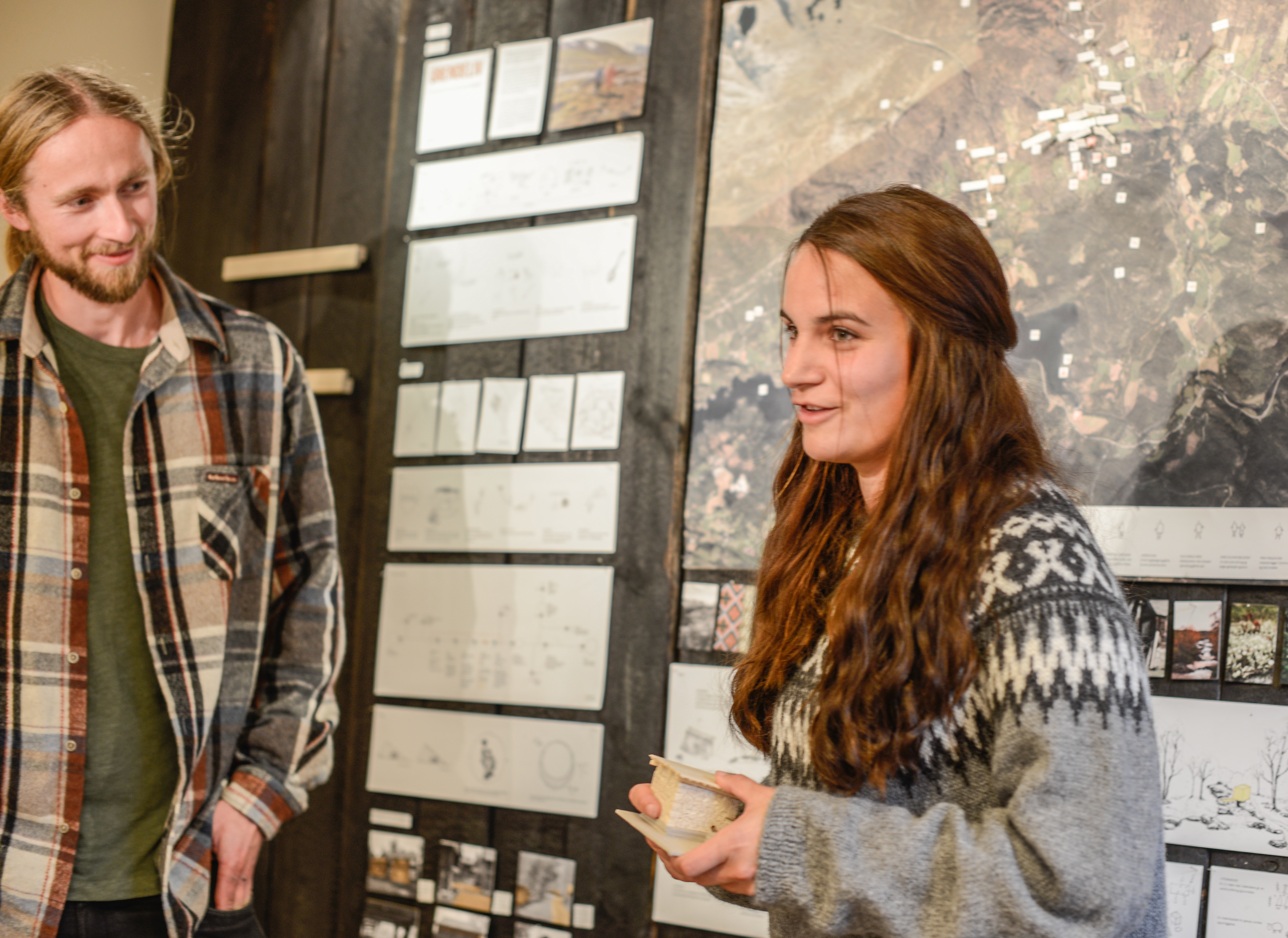 Kristian Møystad Bjørnland og Ina Samdal har båe vore i Vang og bygd med NTNU dei siste åra. Etter dette fann dei plassen så interessant at dei valde å gjera masteroppgåva si frå kommunen.