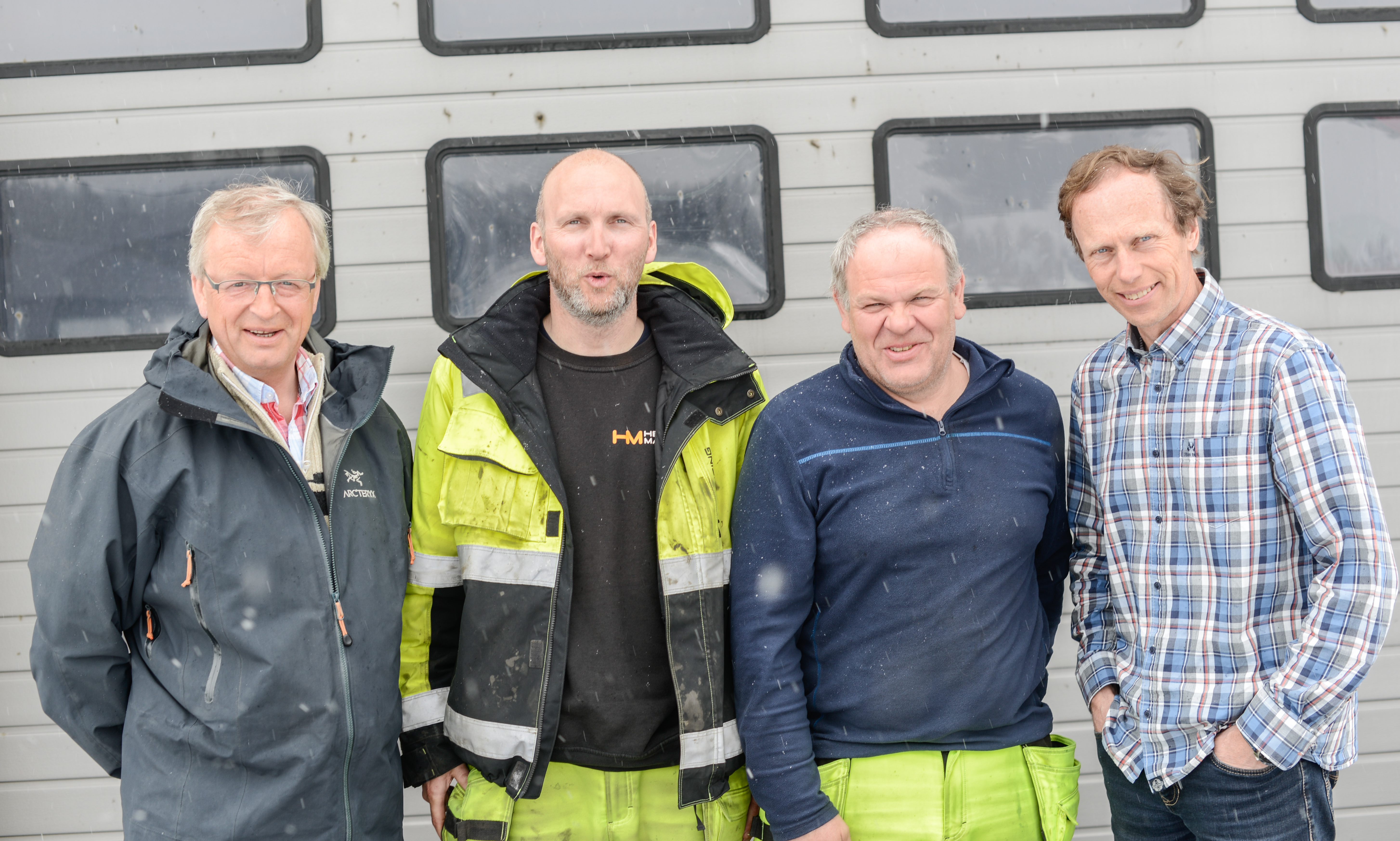 Dag Inge Bruflot frå Innovangsjon, Kai Rune Hemsing frå Vang næringsforum, Egil Karlsen frå Synshagen Næringspark og Dag Nordsveen frå Kontorfellesskapet 1724 og inviterer til næringspub onsdag.