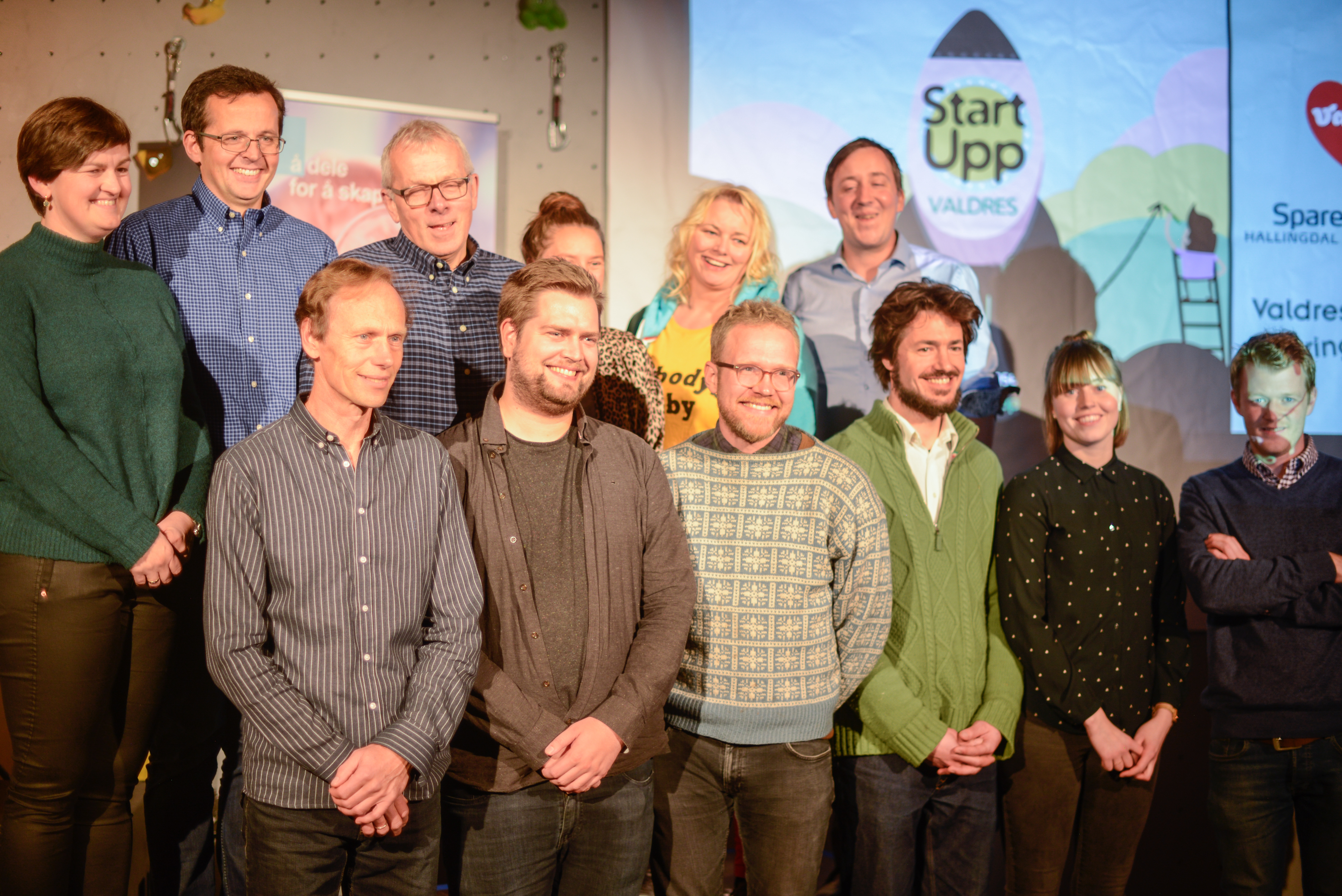 Alle deltakarane i årets StartUppValdres.