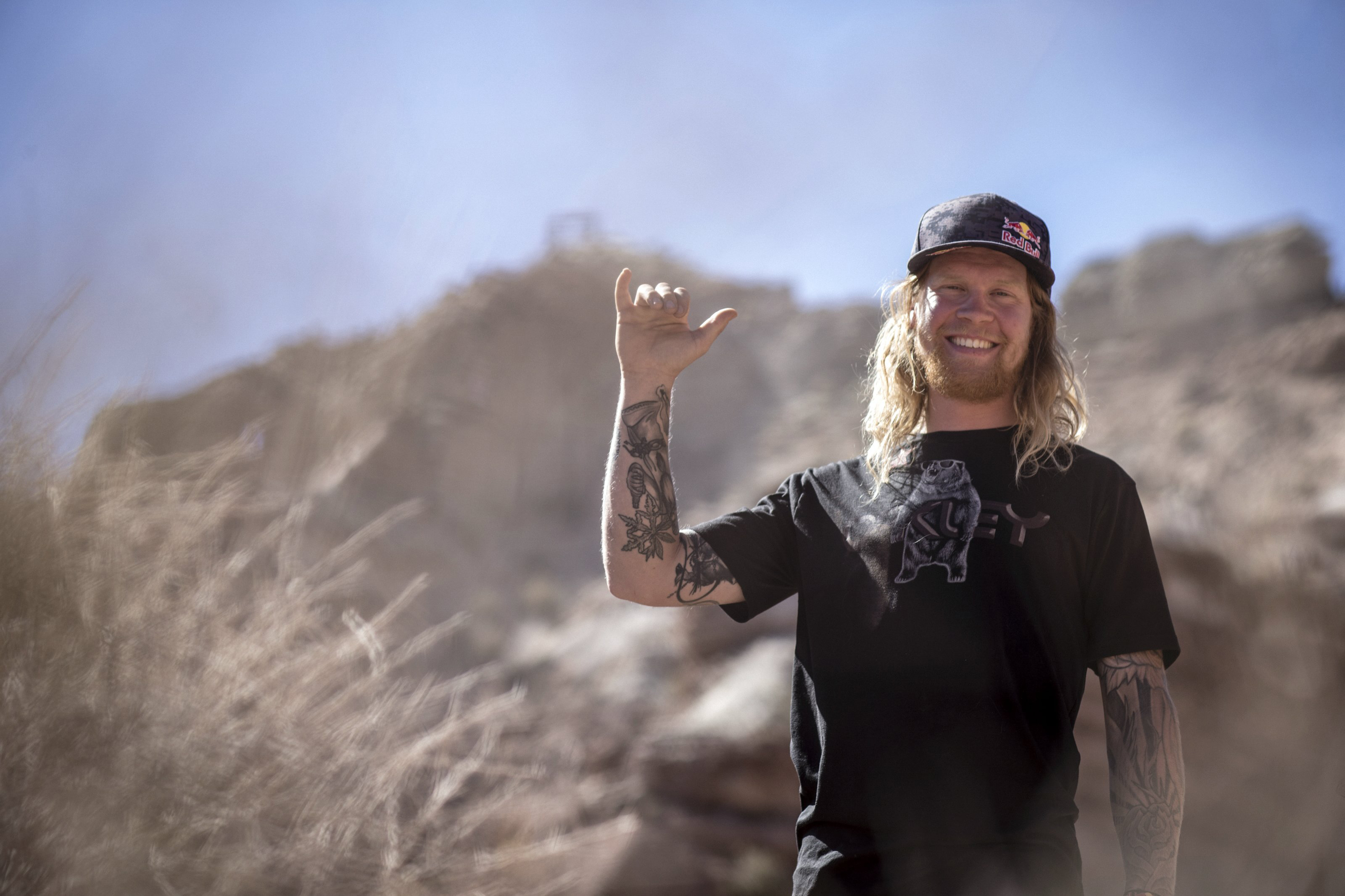 Mads Andre «Makken» Haugen frå Vang lev livet som heiltidssyklist. Foto: Redbull media