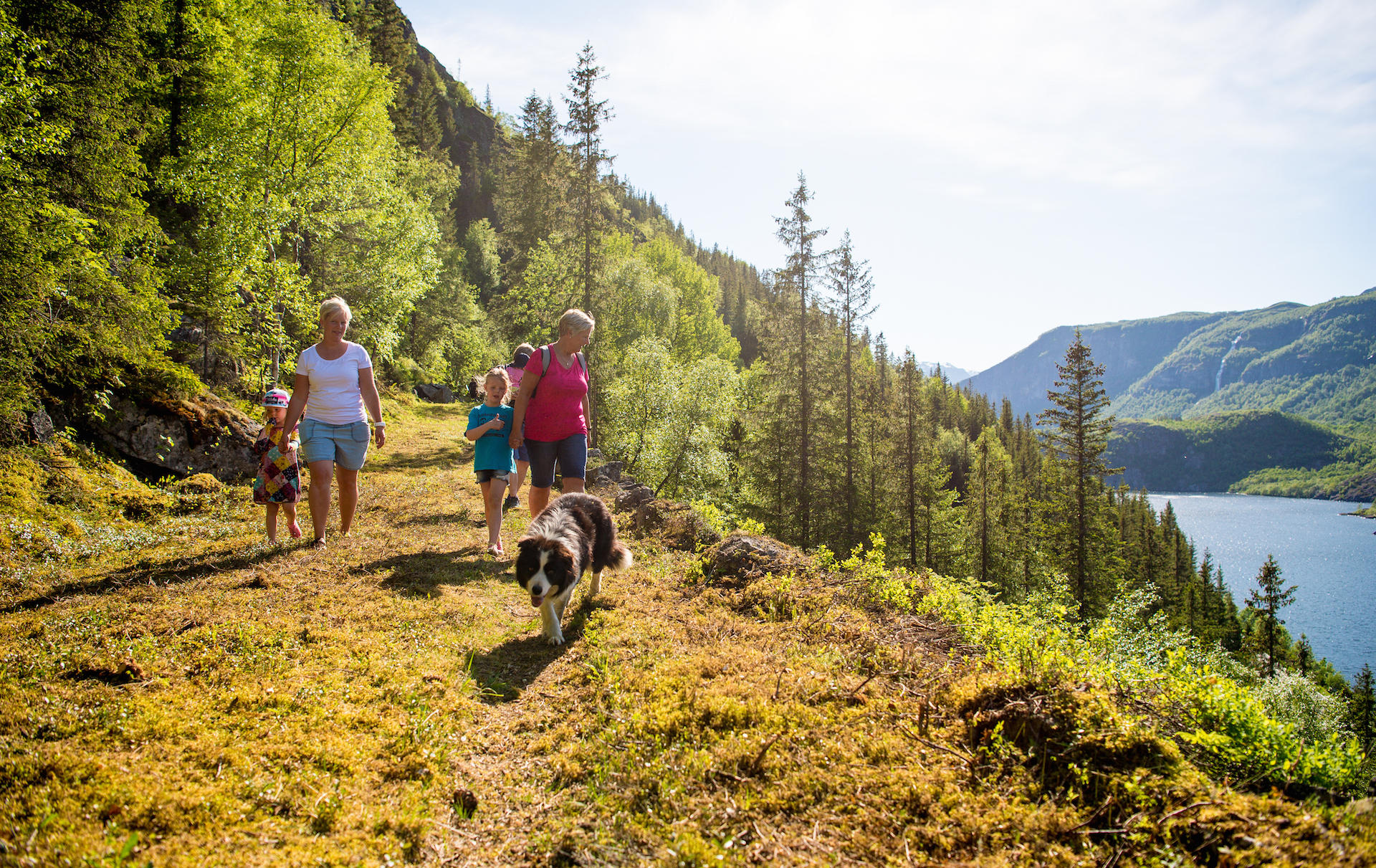 Vandring i Kvamskleiva. Foto: Sverre Hjørnevik