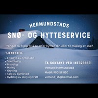 Logo Hermunstads snø- og hytteservice