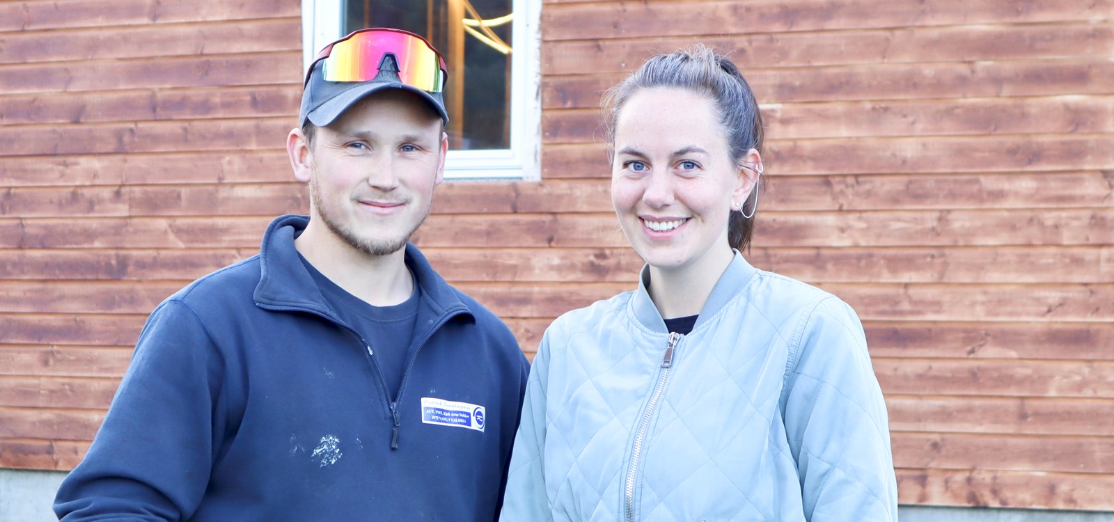 Christoffer og Thea Kristin har i to år jobba med draumehuset på Bøaflata. No ser dei fram mot å endeleg kunne flytte inn.