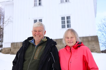 Audun og Solveig opnar alpakkagård på Kvien