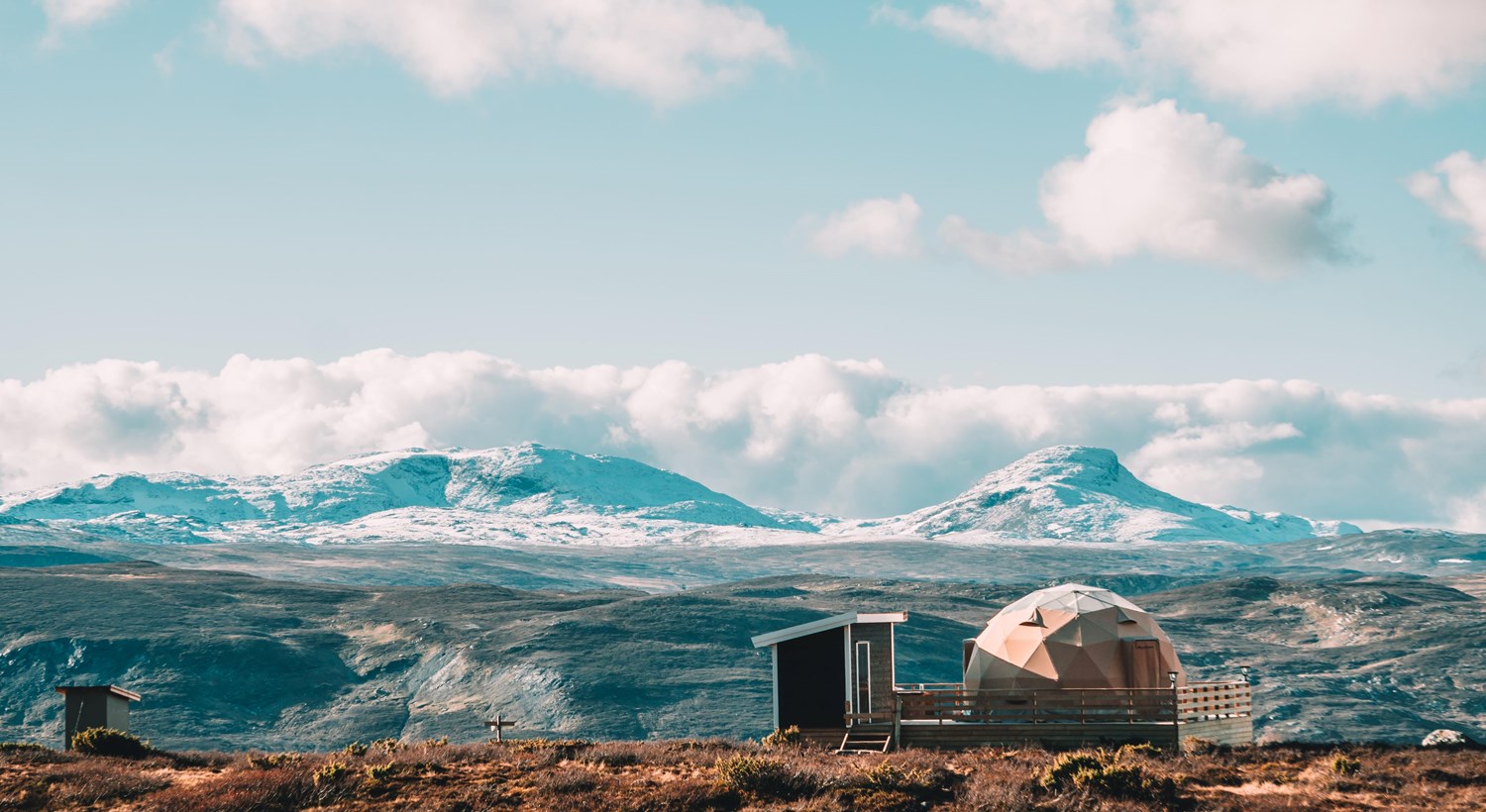 Med ei eksotisk og eksklusiv pakke vart Arctic Dome Valdres ein stor suksess i sin fyrste sesong. Foto: Ingrid Andrea Harrison Jonsløkken / @ingridandreah på Instagram.