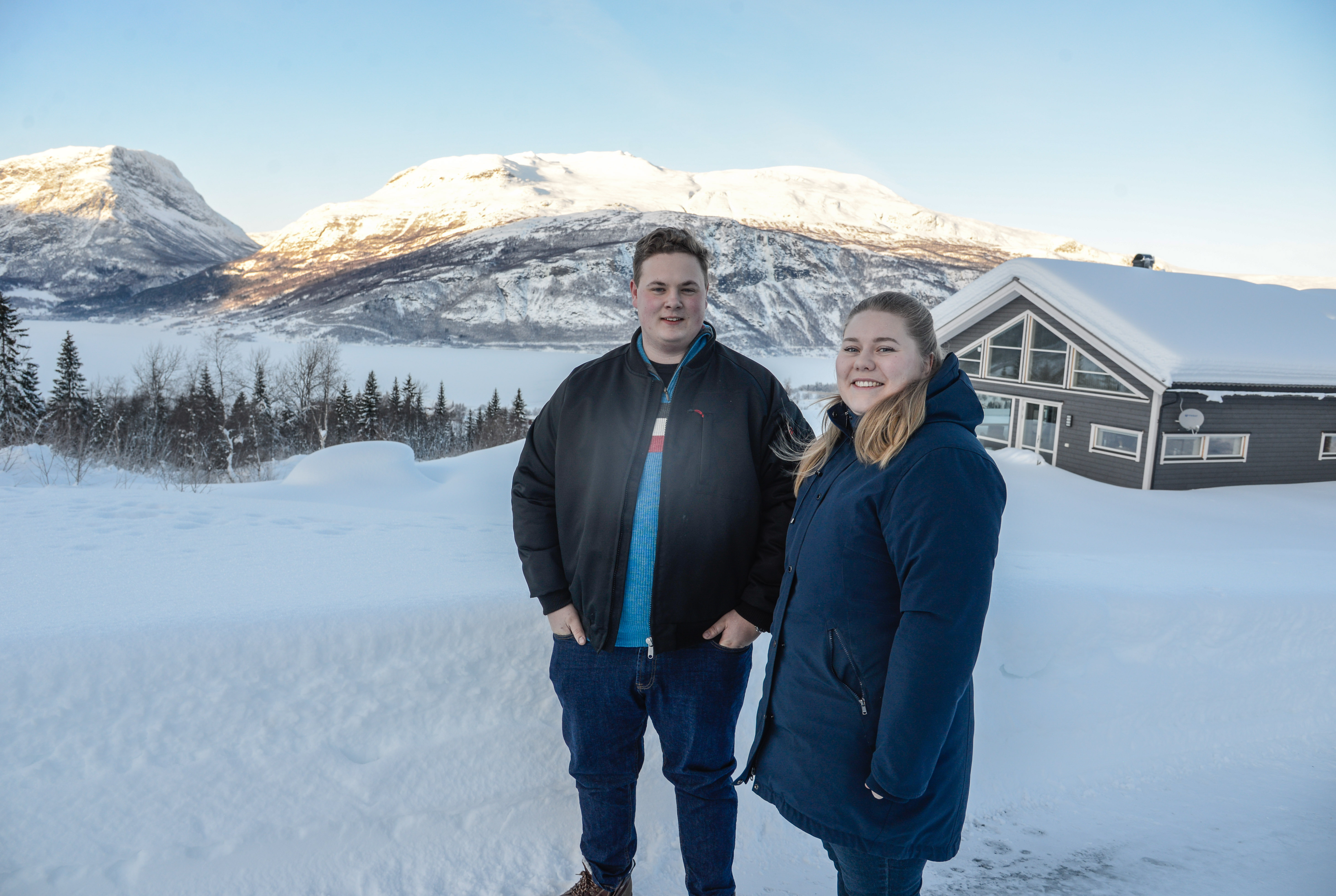 Nina Melås frå Kongsberg og Ola Martin Grøv frå Årdal fann draumehuset i Vang og både flytta og ordna seg arbeid hausten 2020.