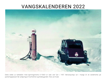 Vangskalenderen 2022 ute for sal