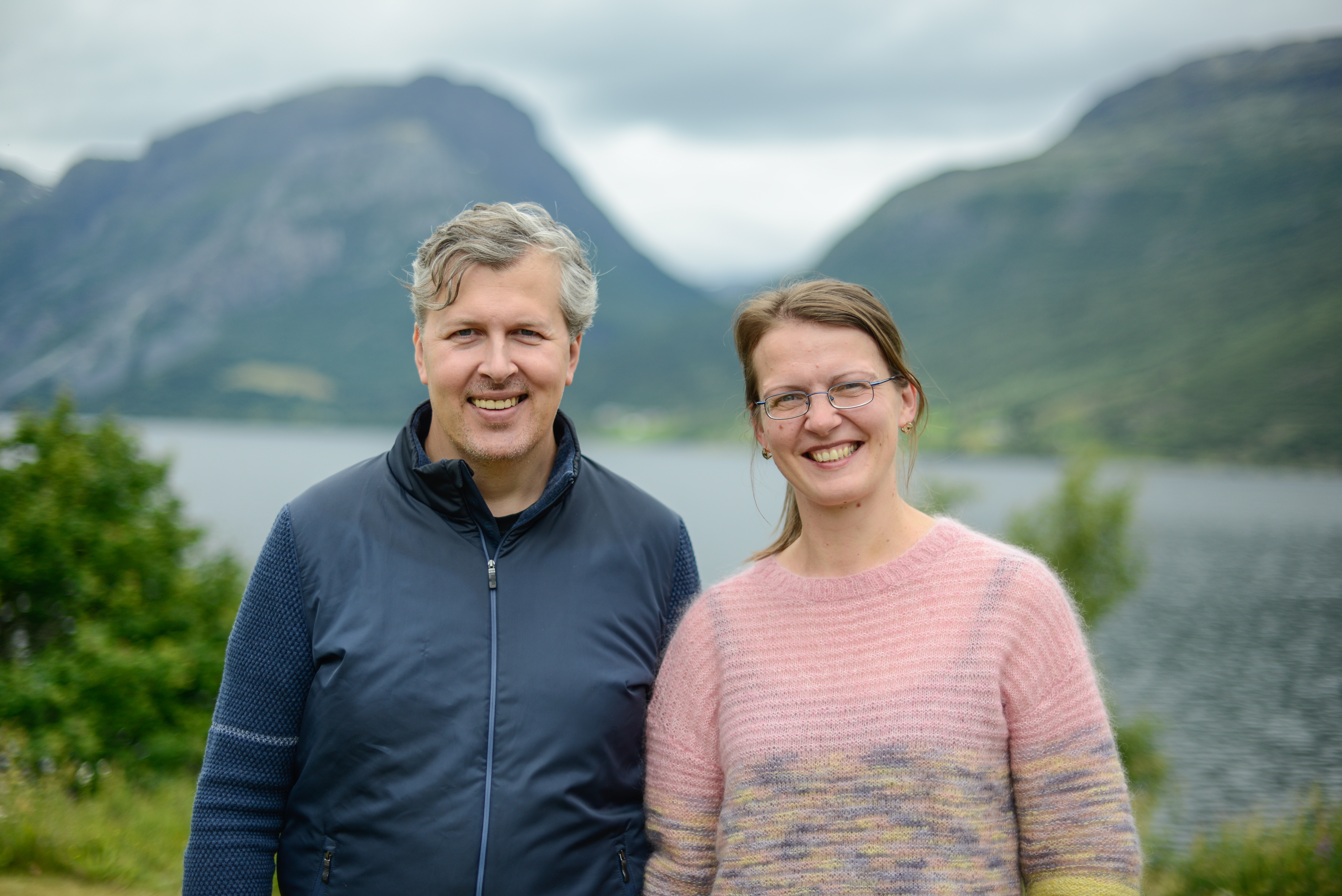 Artur Budvytis (44) og  Jovita Būdvytienė (44) flytta frå Skjåk til Vang i vinter og er trivst godt med kvardagen i Vang.