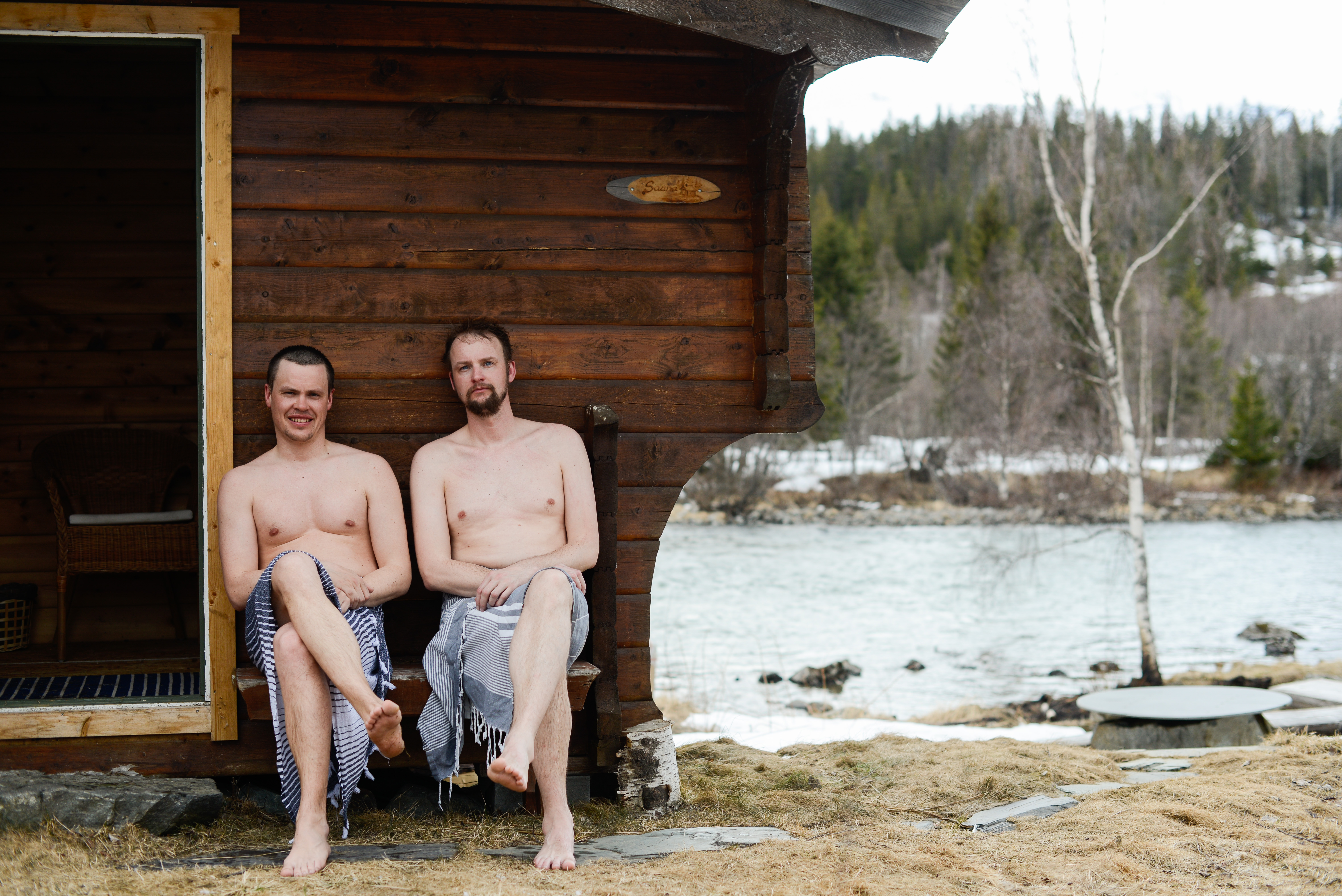 Knut Lerhol (T.V.) Og Hallgrim Børhus Rogn. Foto Emma Børhus Törmä