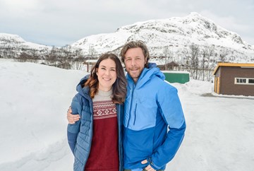 Emma Bejmar og Sven Richard Møller tenker langsiktig kring overnatting og opplevingar med Opplev Filefjell.