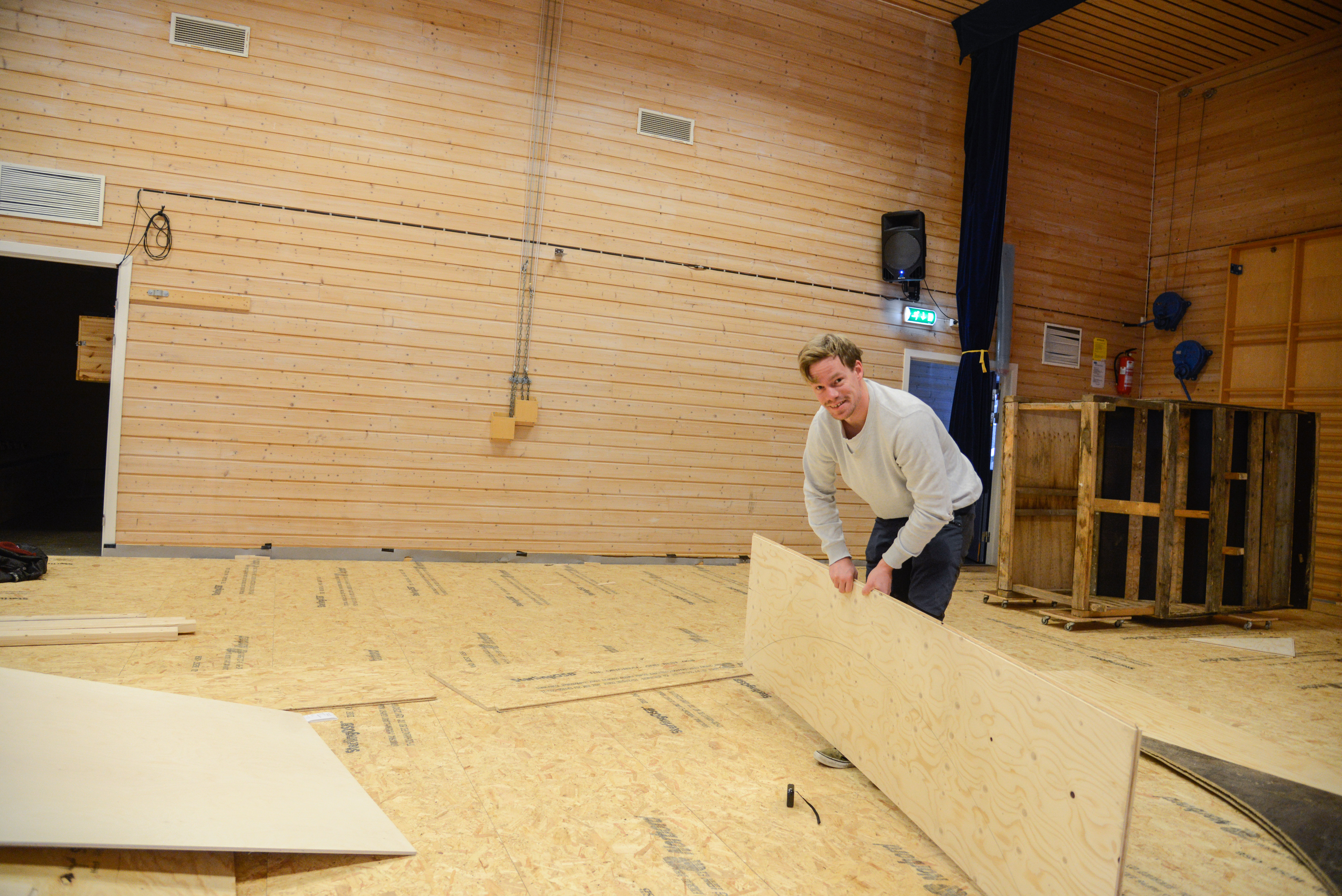 Olav Bøland er primus motor for det nye tilbodet og har både ordna med tillatelse, skaffa sponsorar og lagt ned mesteparten av dugnadsarbeidet så langt.