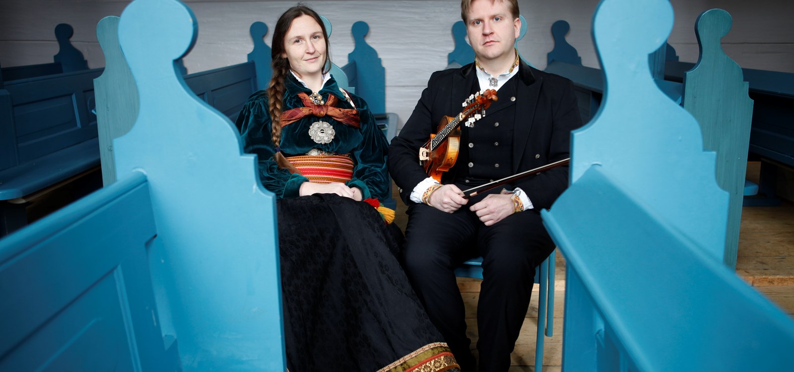 Ingvill Marit og Per Anders Buen Garnås kjem til St. Tomaskyrkja på Filefjell.