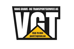 Logo Vang grave og transportservice AS